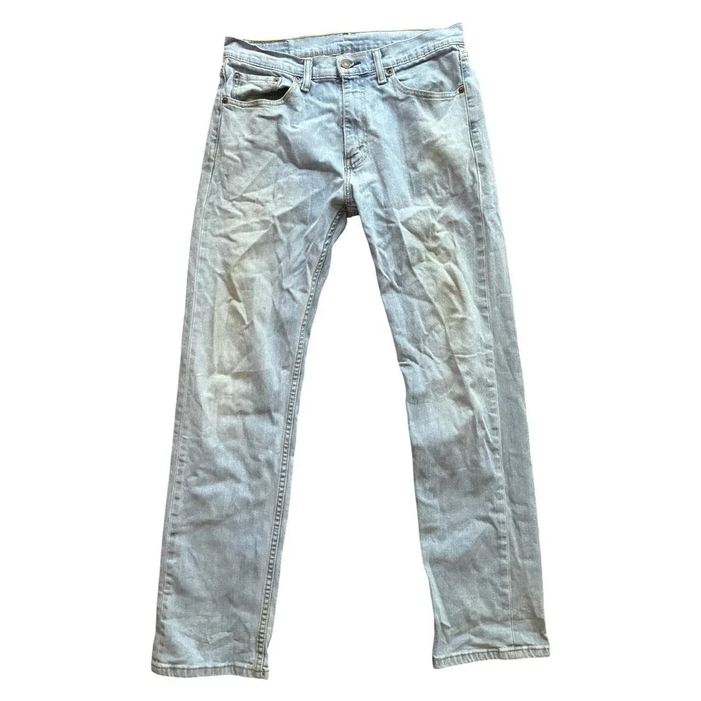 Levis 511 Slim Fit Light Wash Denim Jeans Mens W32 L32 Blue Y2K Skater